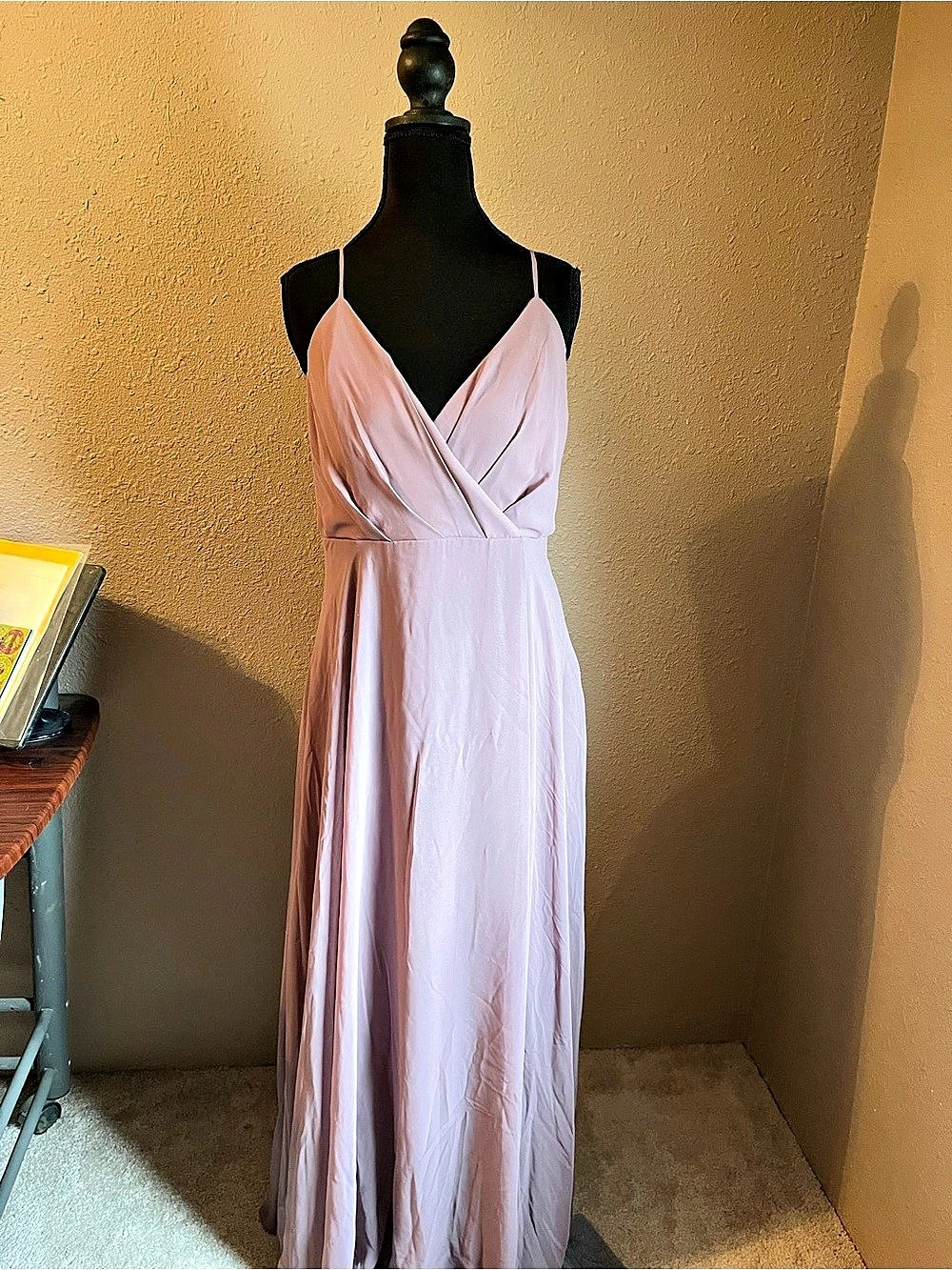 Birdy Grey Blush Maxi Dress medium Formal Bridesmaid